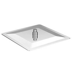 Milan Square Push-Button Concealed Shower Valve with 300x300mm Shower Head + Curved Arm -Shower Sets Shop EGPB01S PK1 D2 460