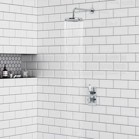 Thames Traditional Shower Package with Concealed Valve + 8" AirTec Head 8 Thames Traditional Shower Package with Concealed Valve + 8" AirTec Head - Image 6