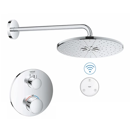 Grohe Grohtherm SmartConnect Round Shower Set 3 Grohe Grohtherm SmartConnect Round Shower Set