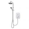 Triton Danzi DuElec 9.5kw Electric Shower - White - GEDADU91 -Shower Sets Shop GEDADU91 P