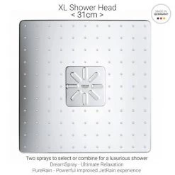 Grohe Grohtherm Smartcontrol Perfect Shower With Ceiling Mounted 310 Cube Shower Head -Shower Sets Shop GSB1 D2 460