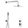 Crosswater Central Chrome 2 Outlet 2-Handle Shower Bundle -Shower Sets Shop GTLCENT01 P