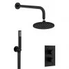 Crosswater MPRO Matt Black 2 Outlet 2-Handle Shower Bundle -Shower Sets Shop GTLPRO1510M P