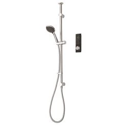 Triton HOME Digital Mixer Shower Pumped All-in-One Ceiling Pack with Riser Rail (Low Pressure Gravity)