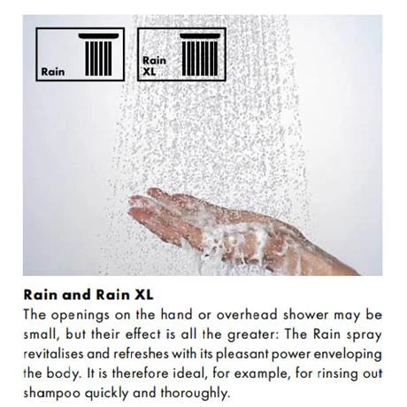 Hansgrohe Croma Select S Vario Thermostatic Shower System with 65cm Shower Slider Rail Kit - 27013400 4 Hansgrohe Croma Select S Vario Thermostatic Shower System with 65cm Shower Slider Rail Kit - 27013400 - Image 2