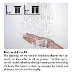 Hansgrohe Crometta Vario Thermostatic Shower System with 65cm Shower Slider Rail Kit - 27812400 -Shower Sets Shop Hansgrohe Rain 3 460