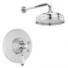 Lancaster Traditional Dual Concealed Thermostatic Shower Valve + Wall Mounted 8" Rose 1 Lancaster Traditional Dual Concealed Thermostatic Shower Valve + Wall Mounted 8" Rose -Shower Sets Shop Lancaster Traditional Dual Concealed Thermostatic Shower Valve inc Wall Mounted 8 Rose p