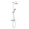 Crosswater - Fusion Multifunction Thermostatic Shower Valve with Fixed Head and Shower Kit - MB500RM 1 Crosswater - Fusion Multifunction Thermostatic Shower Valve with Fixed Head and Shower Kit - MB500RM -Shower Sets Shop MB500RM P