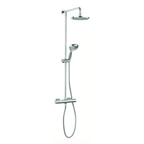 Crosswater - Fusion Multifunction Thermostatic Shower Valve with Fixed Head and Shower Kit - MB500RM 3 Crosswater - Fusion Multifunction Thermostatic Shower Valve with Fixed Head and Shower Kit - MB500RM