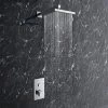 Milan Square Concealed Push-Button Valve + Rainfall Shower Head -Shower Sets Shop MIL PB PK1 prod1
