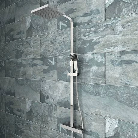 Milan Modern Thermostatic Shower - Chrome 3 Milan Modern Thermostatic Shower - Chrome - Image 2