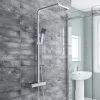 Milan Modern Thermostatic Shower - Chrome 2 Milan Modern Thermostatic Shower - Chrome -Shower Sets Shop MIL002 nw p