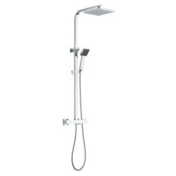 Milan Modern Thermostatic Shower - Chrome 7 Milan Modern Thermostatic Shower - Chrome -Shower Sets Shop MIL002 v2 d1 460