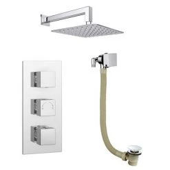 Milan 2 Outlet Shower System (Fixed Shower Head + Overflow Bath Filler) 13 Milan 2 Outlet Shower System (Fixed Shower Head + Overflow Bath Filler) -Shower Sets Shop MIL2SS detail2 460