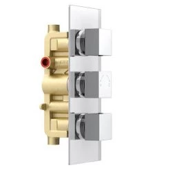 Milan Concealed Shower Valve with Slide Rail Kit + Wall Mounted Fixed Head -Shower Sets Shop MSHWPK nw d1a 460