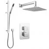 Monza Modern Shower Package (Fixed Shower Head + Riser Rail Kit) -Shower Sets Shop MZ6A PK1 p