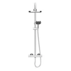 Monza Modern Round Thermostatic Shower - Chrome 13 Monza Modern Round Thermostatic Shower - Chrome -Shower Sets Shop MZA002 n d6 460