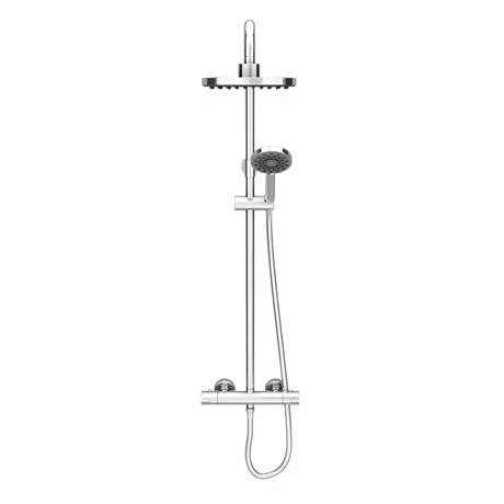 Monza Modern Round Thermostatic Shower - Chrome 8 Monza Modern Round Thermostatic Shower - Chrome - Image 6