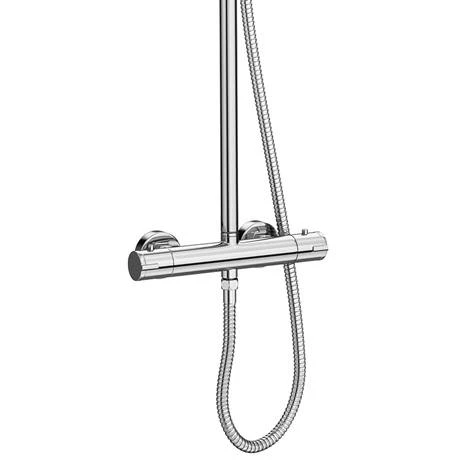 Monza Modern Round Thermostatic Shower - Chrome 6 Monza Modern Round Thermostatic Shower - Chrome - Image 4