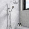 Nova Round Thermostatic Shower Kit with Spout 2 Nova Round Thermostatic Shower Kit with Spout -Shower Sets Shop NVS06 n p
