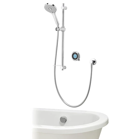 Aqualisa Optic Q Smart Shower Concealed with Adjustable Head and Bath Filler 2 Aqualisa Optic Q Smart Shower Concealed with Adjustable Head and Bath Filler