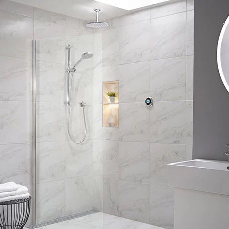 Aqualisa Optic Q Smart Shower Concealed with Adjustable and Ceiling Fixed Head 3 Aqualisa Optic Q Smart Shower Concealed with Adjustable and Ceiling Fixed Head
