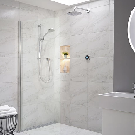 Aqualisa Optic Q Smart Shower Concealed with Adjustable and Wall Fixed Head 3 Aqualisa Optic Q Smart Shower Concealed with Adjustable and Wall Fixed Head