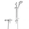 Bristan Prism Thermostatic Exposed Single Control Shower Valve with Adjustable Riser Kit - PM2-SQSHXAR-C 2 Bristan Prism Thermostatic Exposed Single Control Shower Valve with Adjustable Riser Kit - PM2-SQSHXAR-C -Shower Sets Shop PM2 SQSHXAR C P1