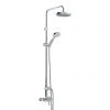 Bristan Prism Exposed Sequential Shower Valve with Diverter & Rigid Riser Kit -Shower Sets Shop PM2 SQSHXDIV C P