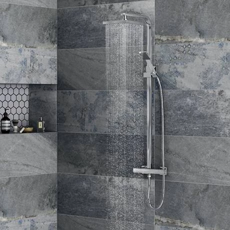Prime Luxury Square Thermostatic Shower - Chrome 5 Prime Luxury Square Thermostatic Shower - Chrome - Image 3