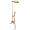 Crosswater MPRO Industrial Multifunction Shower Valve - Unlacquered Brushed Brass - PRI_SLIDERUB -Shower Sets Shop PRI SLIDERUB lrg 670