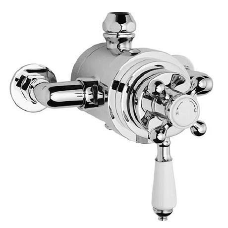 Nuie Traditional Luxury Rigid Riser Kit with Diverter & Dual Exposed Shower Valve 5 Nuie Traditional Luxury Rigid Riser Kit with Diverter & Dual Exposed Shower Valve - Image 3