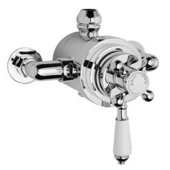 Nuie Victorian Exposed Valve inc. Riser Kit, Diverter, 12 Inch Shower Rose + Handset 7 Nuie Victorian Exposed Valve inc. Riser Kit, Diverter, 12 Inch Shower Rose + Handset -Shower Sets Shop Premier Victorian Exposed Valve w Rigid Riser Kit Diverter 12 Inch Shower Rose d2 460