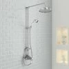Nuie Victorian Exposed Valve inc. Riser Kit, Diverter, 12 Inch Shower Rose + Handset 1 Nuie Victorian Exposed Valve inc. Riser Kit, Diverter, 12 Inch Shower Rose + Handset -Shower Sets Shop Premier Victorian Exposed Valve w Rigid Riser Kit Diverter 12 Inch Shower Rose p