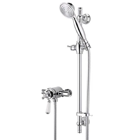 Bristan - Regency Thermostatic Surface Mounted Shower Valve with Adjustable Riser - R2-SHXAR-C 3 Bristan - Regency Thermostatic Surface Mounted Shower Valve with Adjustable Riser - R2-SHXAR-C