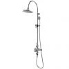 RAK Washington Art Deco Exposed Thermostatic Shower Column with Fixed Head and Shower Kit - RAKWTN6001 -Shower Sets Shop RAKWTN6001 P