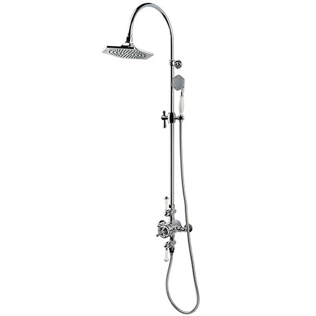 RAK Washington Art Deco Exposed Thermostatic Shower Column with Fixed Head and Shower Kit - RAKWTN6001 3 RAK Washington Art Deco Exposed Thermostatic Shower Column with Fixed Head and Shower Kit - RAKWTN6001