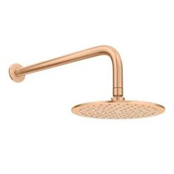 Arezzo Brushed Bronze Round Thermostatic Shower Pack with Head + Handset -Shower Sets Shop RD4BZPK d3 460