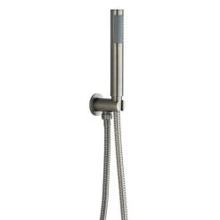 Arezzo Gunmetal Grey Round Thermostatic Shower Pack with Head + Handset -Shower Sets Shop RD4GMPK d4 460