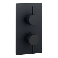 Arezzo Matt Black Round Shower Package with Concealed Valve + 300mm Ceiling Mounted Head 10 Arezzo Matt Black Round Shower Package with Concealed Valve + 300mm Ceiling Mounted Head -Shower Sets Shop RD5BLKPK detail1 460