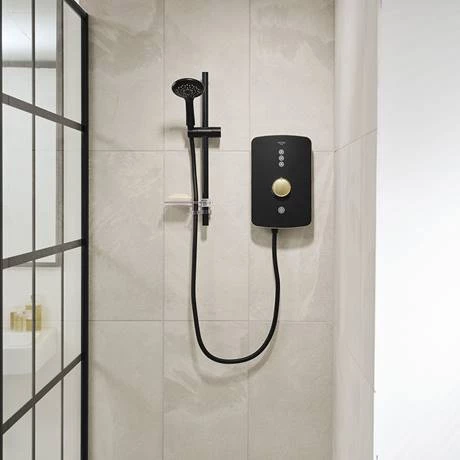 Triton Amala 9.5kw Electric Shower - Black/Brushed Brass - REAMA97 7 Triton Amala 9.5kw Electric Shower - Black/Brushed Brass - REAMA97 - Image 5