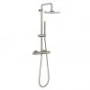 Crosswater Central Brushed Stainless Steel Height Adjustable Thermostatic Shower -Shower Sets Shop RM530WV P