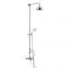 Heritage Dawlish Exposed Shower with Premium Fixed Riser Kit & Diverter to Handset - Chrome - SDCDUAL07 -Shower Sets Shop SDCDUAL07 P