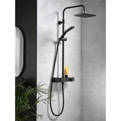 Triton Push Button Thermostatic Shower Mixer - Matte Black - PBDIVBLK 11 Triton Push Button Thermostatic Shower Mixer - Matte Black - PBDIVBLK -Shower Sets Shop SFXPBDIVBLK D4 460