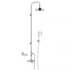 Heritage Gracechurch Mother of Pearl Exposed Shower with Deluxe Fixed Riser Kit & Diverter to Handset - SGRDMOPDUAL01 -Shower Sets Shop SGRDMOPDUAL01 P