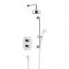 Heritage Hartlebury Recessed Shower with Premium Fixed Head and Flexible Riser Kit - Chrome - SHDDUAL05 2 Heritage Hartlebury Recessed Shower with Premium Fixed Head and Flexible Riser Kit - Chrome - SHDDUAL05 -Shower Sets Shop SHDDUAL05 P