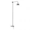 Heritage Hartlebury Exposed Shower with Premium Fixed Riser Kit - Chrome - SHDDUAL07 -Shower Sets Shop SHDDUAL07 P