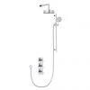 Heritage Hemsby Dual Control Recessed Valve with Twin Stopcock, 6" Fixed Head and Handset 1 Heritage Hemsby Dual Control Recessed Valve with Twin Stopcock, 6" Fixed Head and Handset -Shower Sets Shop SHPDUAL03 P1