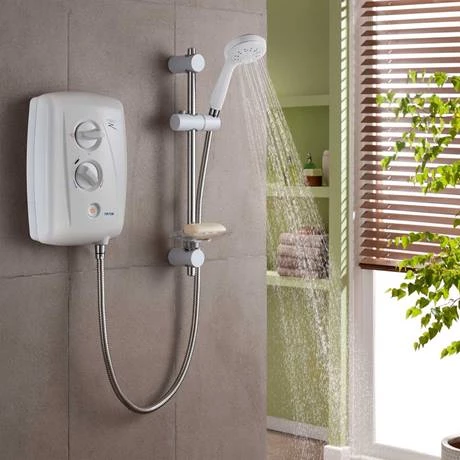 Triton T80Z 9.5 kW Fast-Fit Electric Shower - White/Chrome - SP8009ZFF 5 Triton T80Z 9.5 kW Fast-Fit Electric Shower - White/Chrome - SP8009ZFF - Image 3