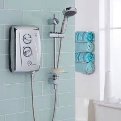 Triton T80Z 9.5 kW Fast-Fit Electric Shower - Chrome - SP8CHR9ZFF -Shower Sets Shop SP8CHR9ZFF D2 460